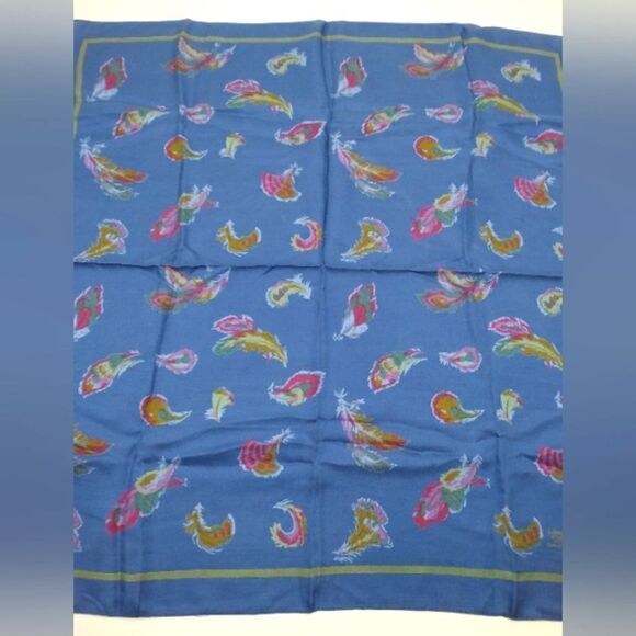 Liberty of London Vintage Silk Scarf Feathers - Picture 3 of 15
